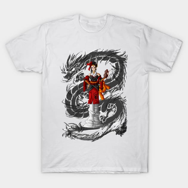 Dragonlady Shadow T-Shirt by Rage